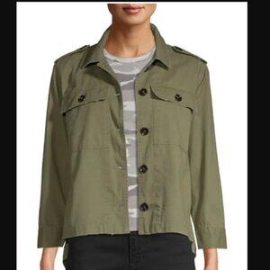 Alexander Jordan Olive Green Utility Jacket Small